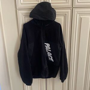 Palace Men’s Large Black Zipper Hoodie